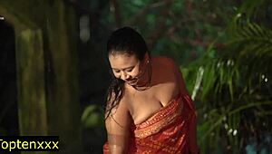 Naughty Bhabhi Cheats on Rainy Day with Devar