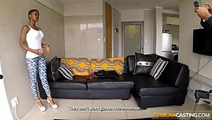 Massive Tits Ebony Slut Stretched