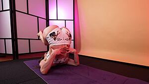 Hannahjames710热裤瑜伽锻炼