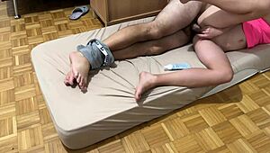 Wife Invites Neighbor for Smoking and Wild Sex in Various Positions