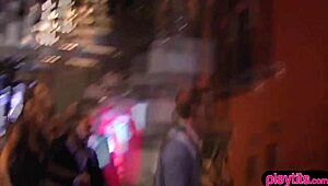 My Girlfriend's Emotional Swinger Club Orgy Night With Group Sex And Dancing