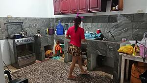 Perverted Neighbor Shows Everything While He Is There!