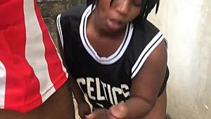 My boyfriend just loves banging me hard by the well side!