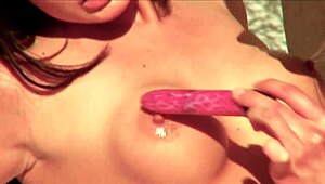 Big Tit Tatted Lesbian Melissa Jacobs Dominates Innocent Blonde Samantha Ryan In Wild Fucking Session. Hairless Pussy Gets Worked Hard!