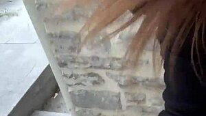 Risky public flashing and sex with my favorite TikTok influencer - POV amateur teen 18+ sex!