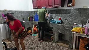 Perverted Neighbor Shows Everything While He Is There!