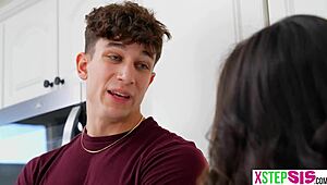 I can’t resist my Korean teen stepsister Kimmy Kimm at this slumber party with stepbro’s big cock