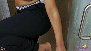 the bronze-skin model just took a relaxing shower after her photoshoot