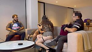 Swinger Couple Seduces Mature Marriage For Wife Swap And Creampies