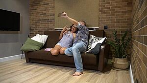 Over Fifty-Year-Old Stepmom Invites Stepson for Hardcore Sex. She Bends Over for Doggy and Rides Wild.