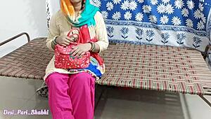 Desi Indian Step Mom Bangs Her Son's Friend Hard!