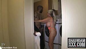 sally deangelo takes huge black cock with big tits