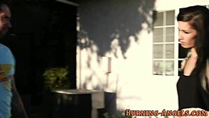 Goth Whore Gets Facial After Hardcore Punk Action