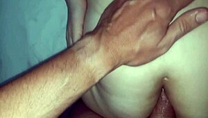 Amateur Anal Sex Carefully Penetrating Wife's Virgin Ass
