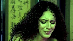 i'm the teen curly masseuse seducing liv revamped, busty brunette client with big natural tits in lesbian massage