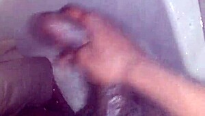 relaxing in the shower with some personal bathing time