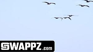 OMG big titty stepmoms swapping stepsons and getting cum covered 😍