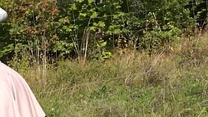 so, this fit granny begged for hardcore outdoor banging and got it good.