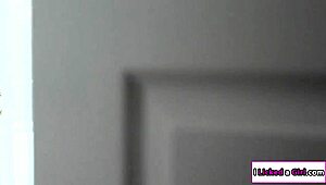 I lick my bride friend's pussy in passionate lesbian scissoring.