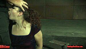 Submissive lover gets her throat slammed hard by dominant cock in rough group play. Toys add to the intense domination.