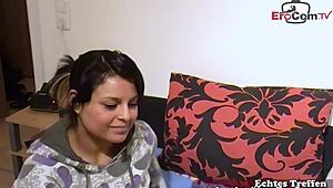 I’m a German virgin talked into sex at my first casting on the street