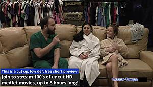 Dr. Tampa Conducts Intimate Physical On Jasmine Rose At University