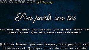 French Audio Erotica: His Weight on You for Women