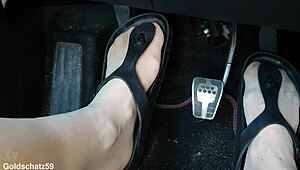 pumping in birkenstocks for a workout