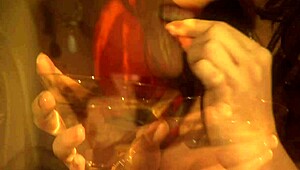 Penny Flame, sexy teen, gets fucked hard on stairs in heels.