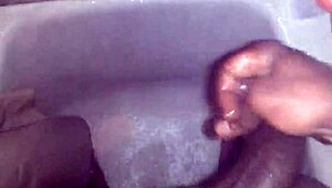 relaxing in the shower with some personal bathing time