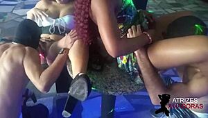 In this wild orgy, Suzy Furacão makes her debut with intense assfucking.