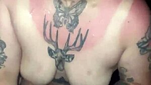 I gave her the whole cock in her mouth deepthroat until she swallowed all my cum