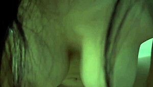 natural big boobs friend's girlfriend riding my cock in pov, those huge tits bouncing wild