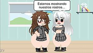 Young Big-Ass Girl Dancing Wild in Gacha Club Hentai Scene at Night Club