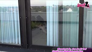 spanner watches girlfriend's private anal sex