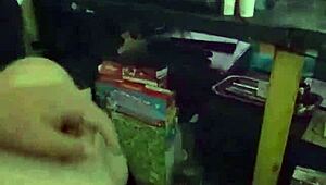 Kandy Kane Blows Big Tits Housewife!