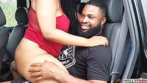 pretty girl picked up in village, fucked in car with big black cock 😏