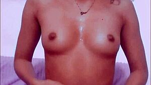 small cute girl enjoys masturbating on camera