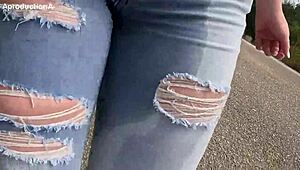 i’m hooked on drinking pee and soaking my jeans outdoors again