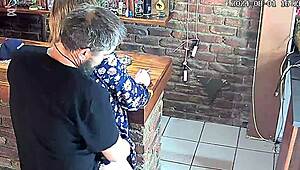 Caught wife banging pool guy on hidden cctv footage last week