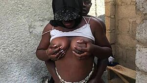 I spread my curvy ass for big black cock outdoor