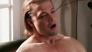 Karlie Montana strips naked in space, banging her boyfriend's friend while he's away.