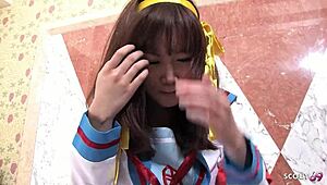 小巧18+日本cosplay处女继妹被骗初次破处无码jav内射操震惊她