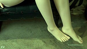 Holy! Blonde YJL Sex Doll Shows Off Hot Body and Sexy Pussy!