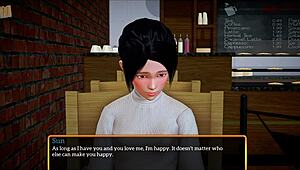 my new family 327 plays game with small tits