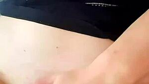 Miranielt masturbates in the shower with neighbor watching