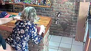 Caught wife banging pool guy on hidden cctv footage last week