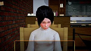 my new family 327 plays game with small tits