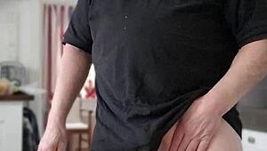 chris old man strips and talks dirty on camera