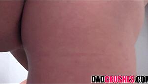 POV Of Shaving And Fingering Teen Step Daughter's Pussy To Orgasm